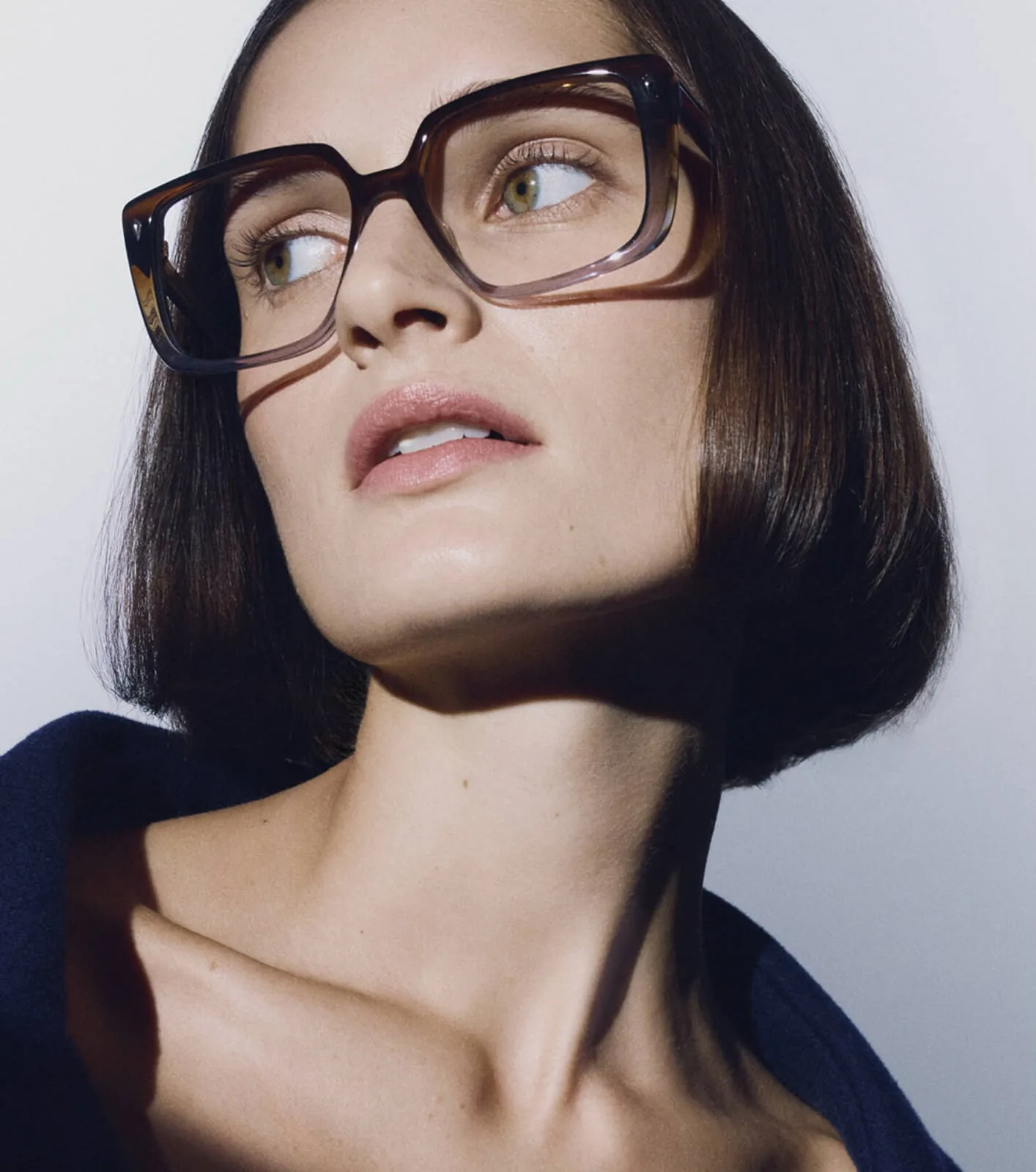 Cliente portant les lunettes Visionario